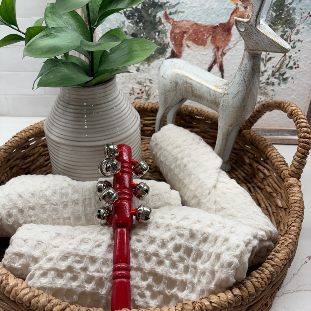 Red Jingle Bell Rattle - Picture 7 of 9